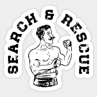 Search & Rescue Logo Inverted Sticker